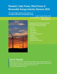 Book Cover for Plunkett's Solar Power, Wind Power & Renewable Energy Industry Almanac 2024 by Jack W Plunkett