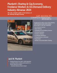 Book Cover for Plunkett's Sharing & Gig Economy, Freelance Workers & On-Demand Delivery Industry Almanac 2024 by Jack W Plunkett