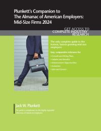 Book Cover for Plunkett's Companion to the Almanac of American Employers 2024 by Jack W Plunkett