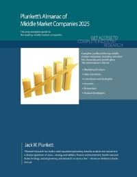 Book Cover for Plunkett's Almanac of Middle Market Companies 2025 by Ltd Plunkett Research