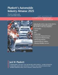 Book Cover for Plunkett's Automobile Industry Almanac 2025 by Jack W Plunkett