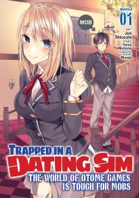 Book Cover for Trapped in a Dating Sim by Yomu Mishima, Monda