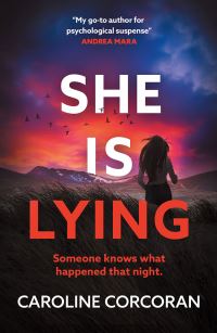 Book Cover for She Is Lying by Caroline Corcoran