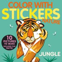 Book Cover for Color With Stickers: Jungle by Jonny Marx
