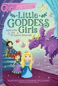 Book Cover for Aphrodite & The Dragon's Emerald by Joan Holub, Suzanne Williams
