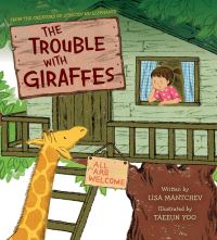 Book Cover for The Trouble With Giraffes by Lisa Mantchev