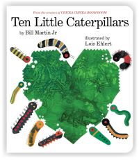Book Cover for Ten Little Caterpillars by Bill Martin