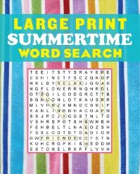 Book Cover for Large Print Summertime Word Search by Editors of Thunder Bay Press