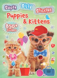 Book Cover for Super Silly Stickers by Editors of Silver Dolphin Books