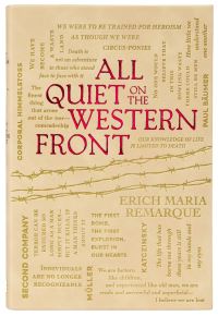 Book Cover for All Quiet on the Western Front by Erich Maria Remarque