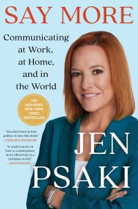 Book Cover for Say More by Jen Psaki