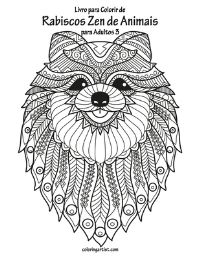 Book Cover for Livro Para Colorir De Rabiscos Zen De Animais Para Adultos 3 by Nick Snels