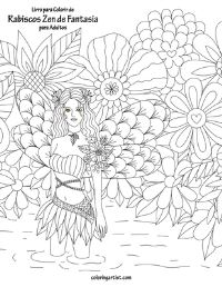 Book Cover for Livro Para Colorir De Rabiscos Zen De Fantasia Para Adultos by Nick Snels