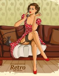 Book Cover for Livro Para Colorir De Retro Para Adultos by Nick Snels