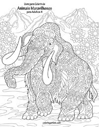Book Cover for Livro Para Colorir De Animais Maravilhosos Para Adultos 4 by Nick Snels