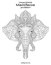 Book Cover for Livro Para Colorir De Mamíferos Para Adultos 4 by Nick Snels