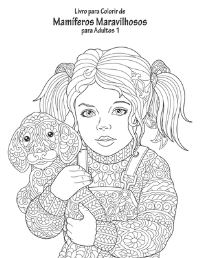 Book Cover for Livro Para Colorir De Mamíferos Maravilhosos Para Adultos 1 by Nick Snels
