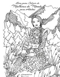 Book Cover for Livro Para Colorir De Mulheres Do Mundo Para Adultos by Nick Snels