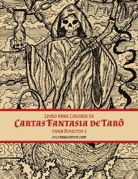 Book Cover for Livro Para Colorir De Cartas Fantasia De Tarô Para Adultos 2 by Nick Snels