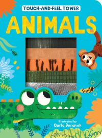 Book Cover for Touch-and-Feel Tower Animals by Patricia Hegarty