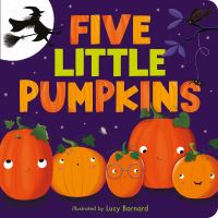 Book Cover for Five Little Pumpkins by Lucy Barnard