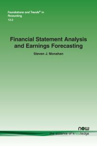 Book Cover for Financial Statement Analysis and Earnings Forecasting by Steven J. Monahan