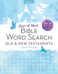 Book Cover for Peace of Mind Bible Word Search: Old & New Testaments by Linda Peters