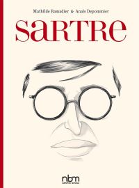 Book Cover for Sartre by Mathilde Ramadier, Nawelle Saidi, Mathilde Ramadier