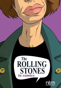 Book Cover for The Rolling Stones in Comics by Céka