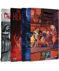 Book Cover for Legendary Comics YA Year One Box Set. Leading Ladies by Kelly Zekas, Mickey George, James F Wright