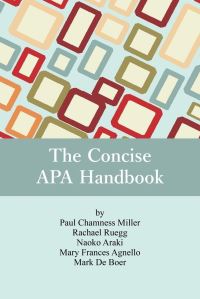 Book Cover for The Concise APA Handbook by Paul Chamness Iida