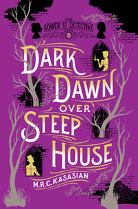Book Cover for Dark Dawn Over Steep House by M R C Kasasian