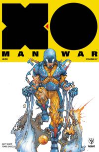 Book Cover for X-O Manowar. Hero by Matt Kindt