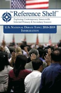 Book Cover for National Debate Topic 2018/2019 by HW Wilson