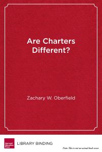 Book Cover for Are Charters Different? by Zachary W Oberfield