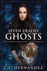 Book Cover for Seven Deadly Ghosts by CL Hernandez