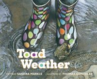 Book Cover for Toad Weather by Sandra Markle