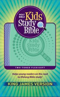 Book Cover for KJV Kids Study Bible (Flexisoft, Purple/Green, Red Letter) by Hendrickson Publishers