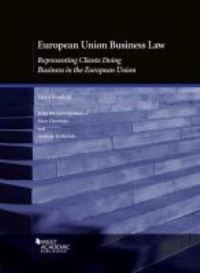 Book Cover for European Union Business Law by Lloyd Bonfield, Marc Firestone, Andreas Kellerhals