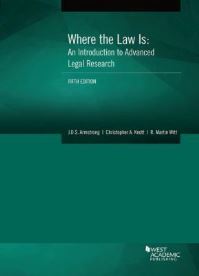 Book Cover for Where the Law Is by J. D. S. Armstrong, Christopher A. Knott, R. Martin Witt