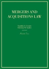 Book Cover for Mergers and Acquisitions Law by Franklin Gevurtz, Christina M Sautter