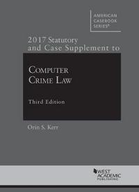 Book Cover for Computer Crime Law by Orin Kerr