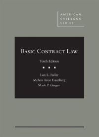 Book Cover for Basic Contract Law by Lon L. Fuller, Melvin Aron Eisenberg, Mark P. Gergen