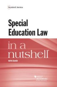 Book Cover for Special Education Law in a Nutshell by Ruth Colker