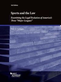 Book Cover for Sports and the Law by Peter A. Carfagna