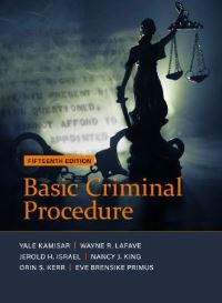 Book Cover for Basic Criminal Procedure by Yale Kamisar, Wayne R LaFave, Jerold H Israel, Nancy J King, Orin S Kerr, Eve Brensike Primus