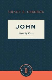 Book Cover for John Verse by Verse by Grant R Osborne