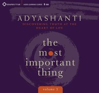 Book Cover for Most Important Thing Volume 2 by Adyashanti