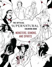 Book Cover for Official Supernatural Colouring Book by Insight Editions