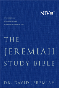 Book Cover for The Jeremiah Study Bible, NIV: (Navy) Cloth Over Board by Dr David Jeremiah